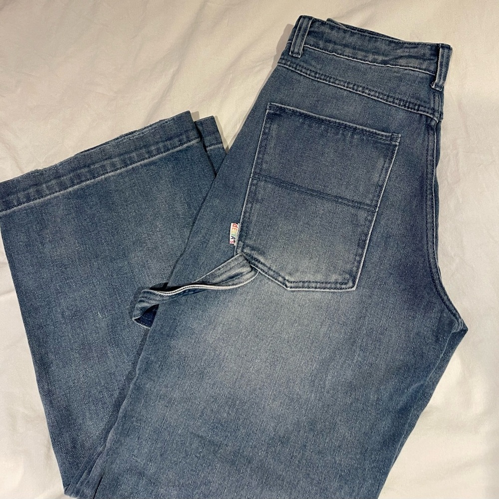 Delia’s by Dolls Kill Light Wash Baggy Carpenter Jeans